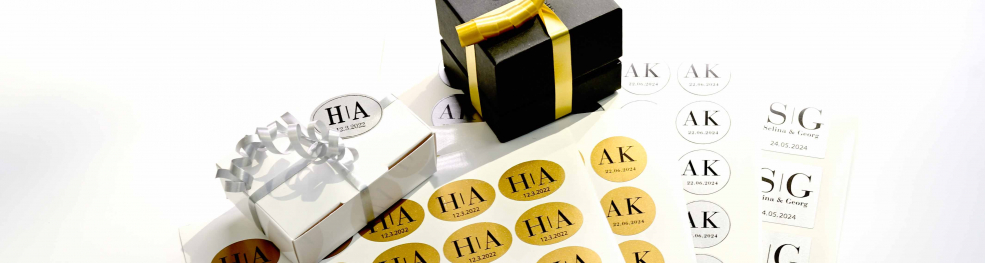Folienschriften, Sticker