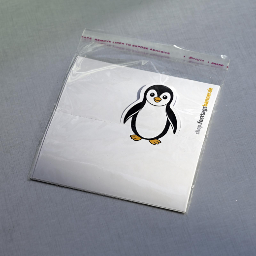 Aufsteller "Pinguin"