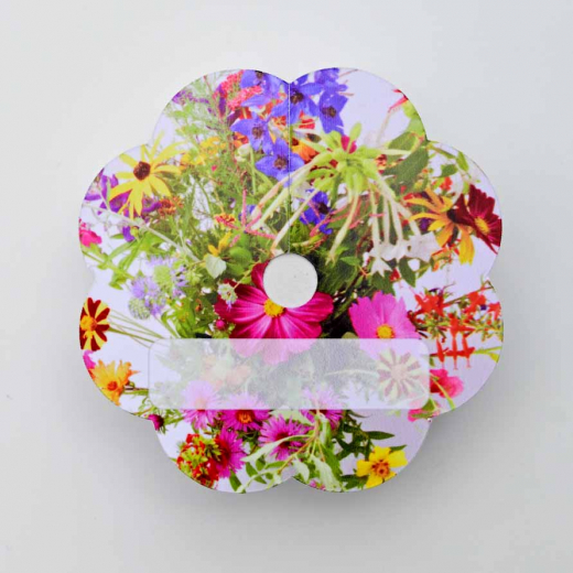 Gläsermanschetten: "Wiesenblumen"