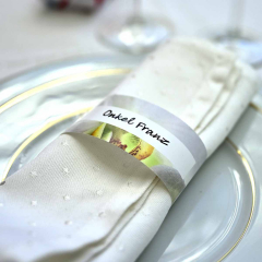 Serviettenbanderolen "Orchis"