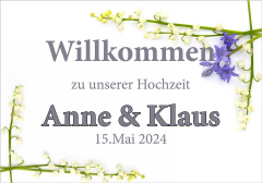 Empfangstafel "Maiglöckchen"