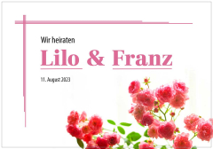 Empfangstafel "Fairy"